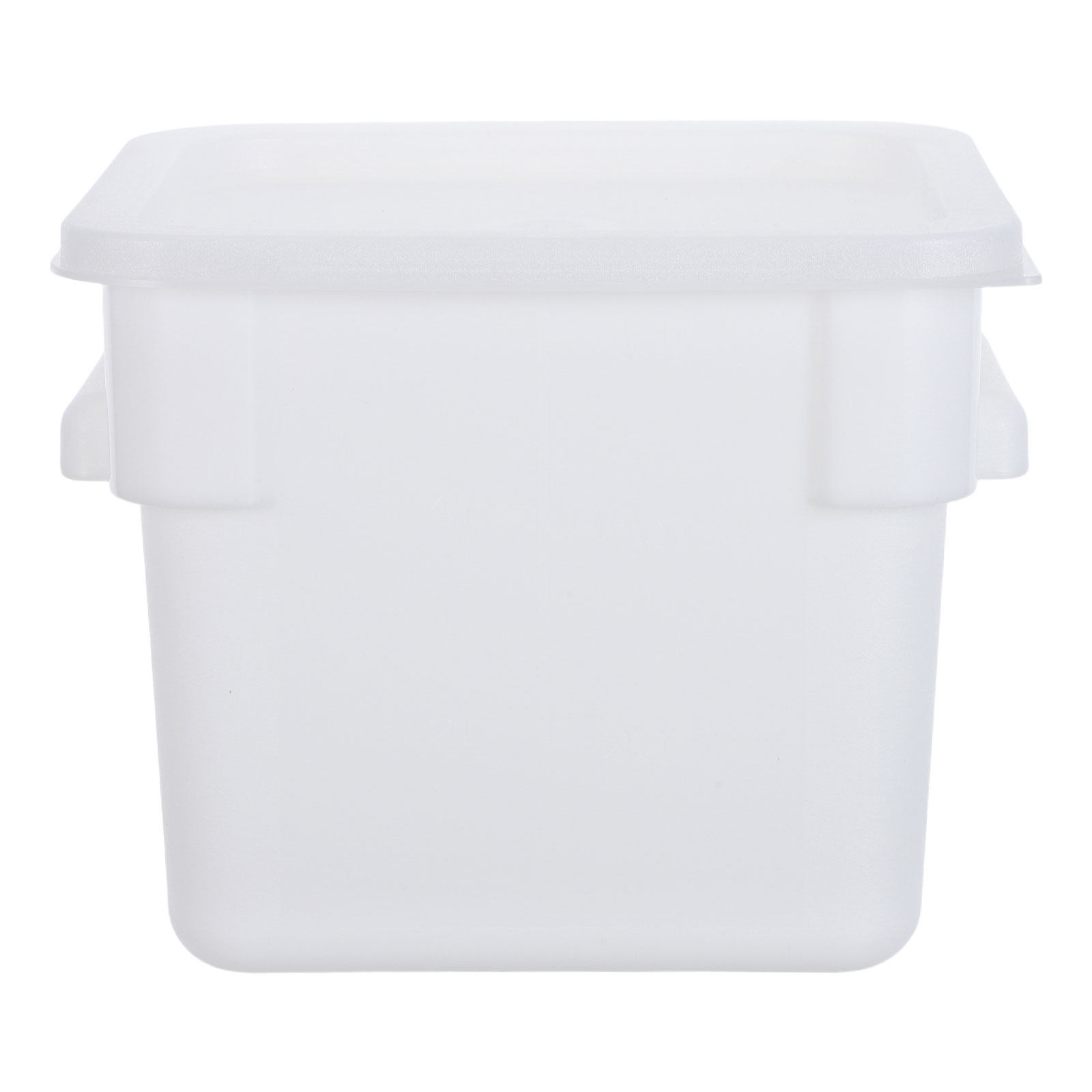 Meal Prep Restaurant - 4L Stackable Rectangular White PP Food