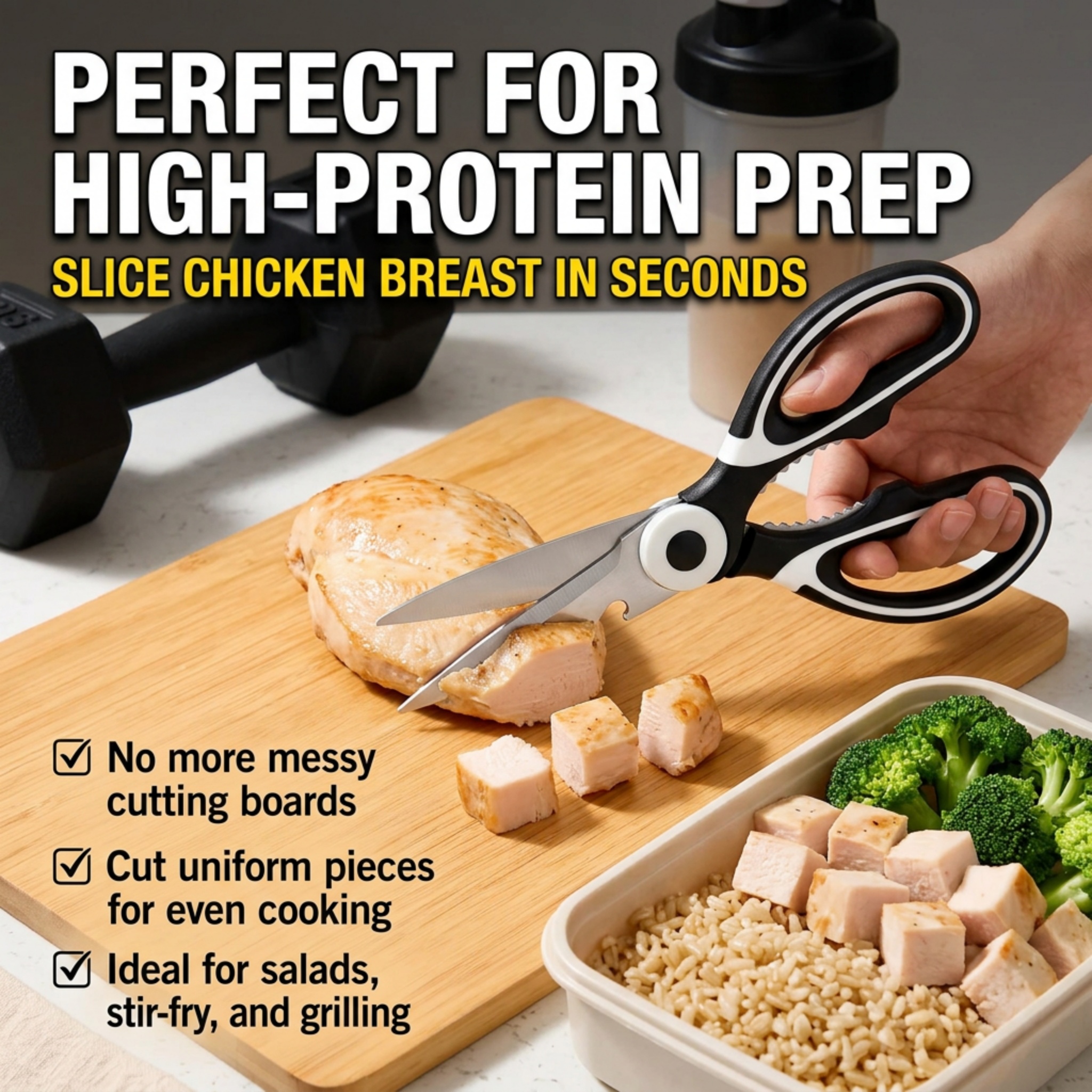 Kitchen Scissors for Meal Prep - Meal Prep Chicken 评论和价格