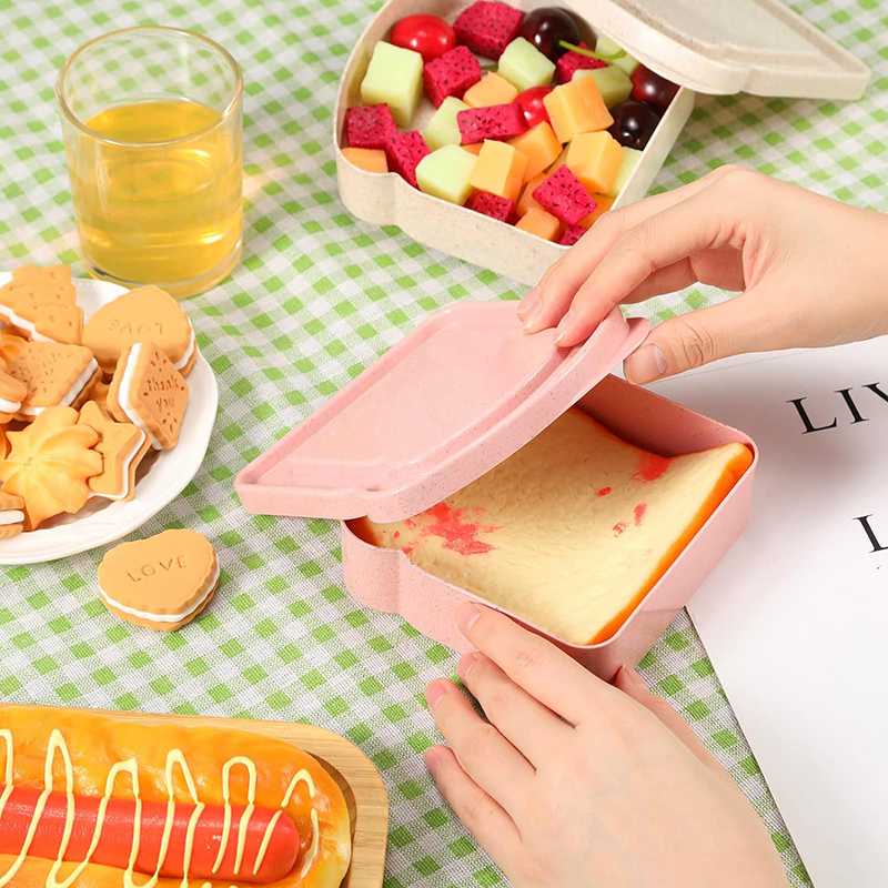 Sandwich Containers Lunch Box  - Meal Prep Tupperware 评论和价格