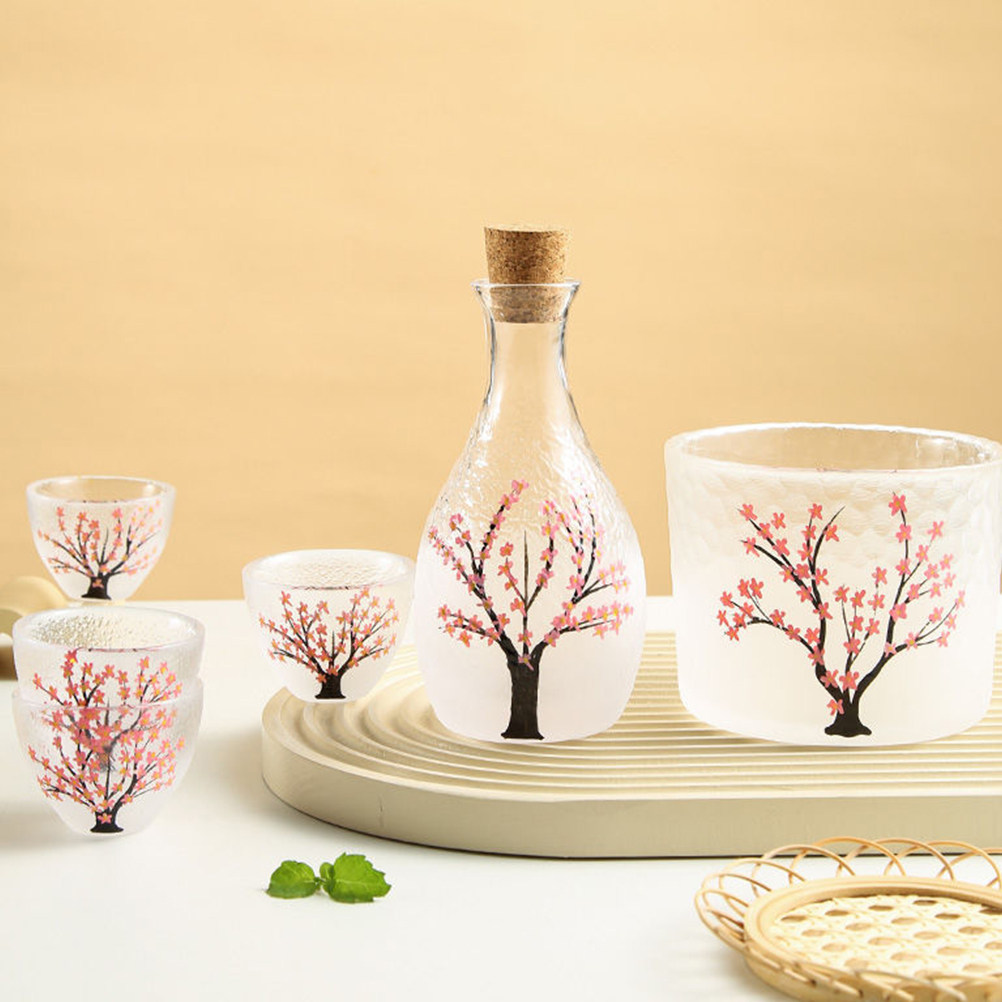 Sake Set Glass Containers Fros - Glass Container Set 评论和价格
