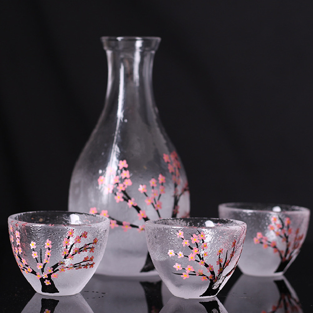 Sake Set Glass Containers Fros - Glass Container Set 评论和价格
