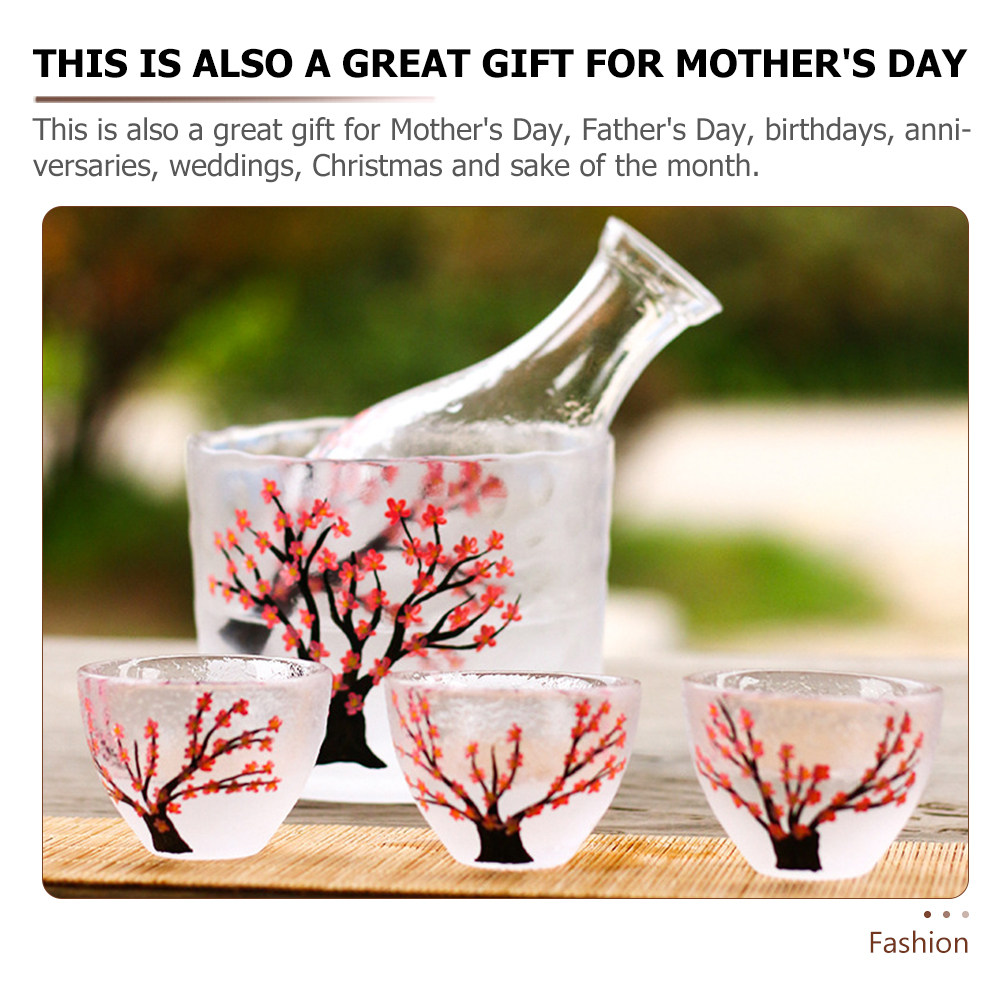 Sake Set Glass Containers Fros - Glass Container Set 评论和价格
