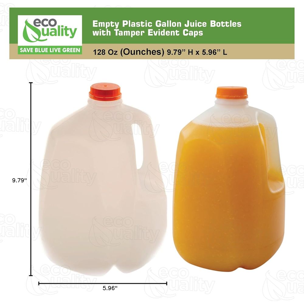 128 oz Gallon Size Plastic Jui - Meal Prep Juice 评论和价格