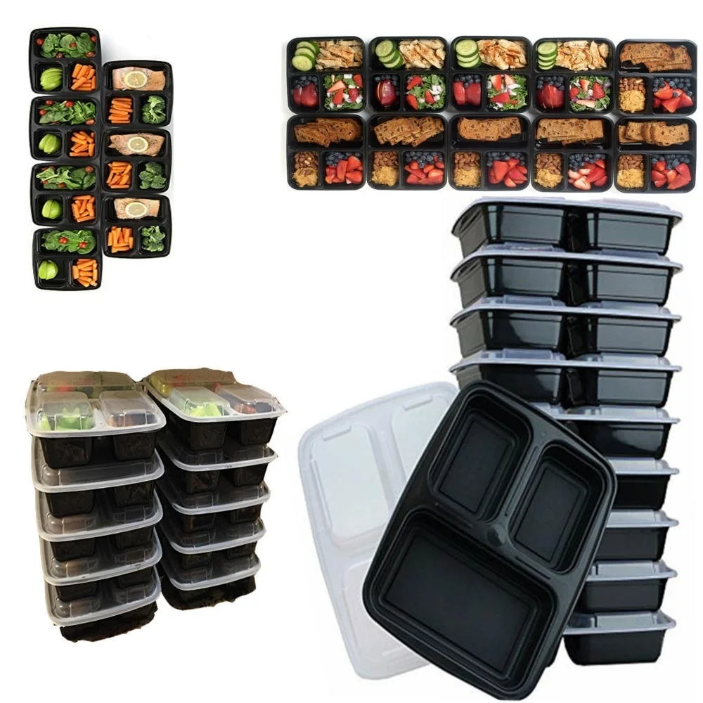 12 Pack Meal Prep Containers 3 - Meal Prep Tupperware 评论和价格