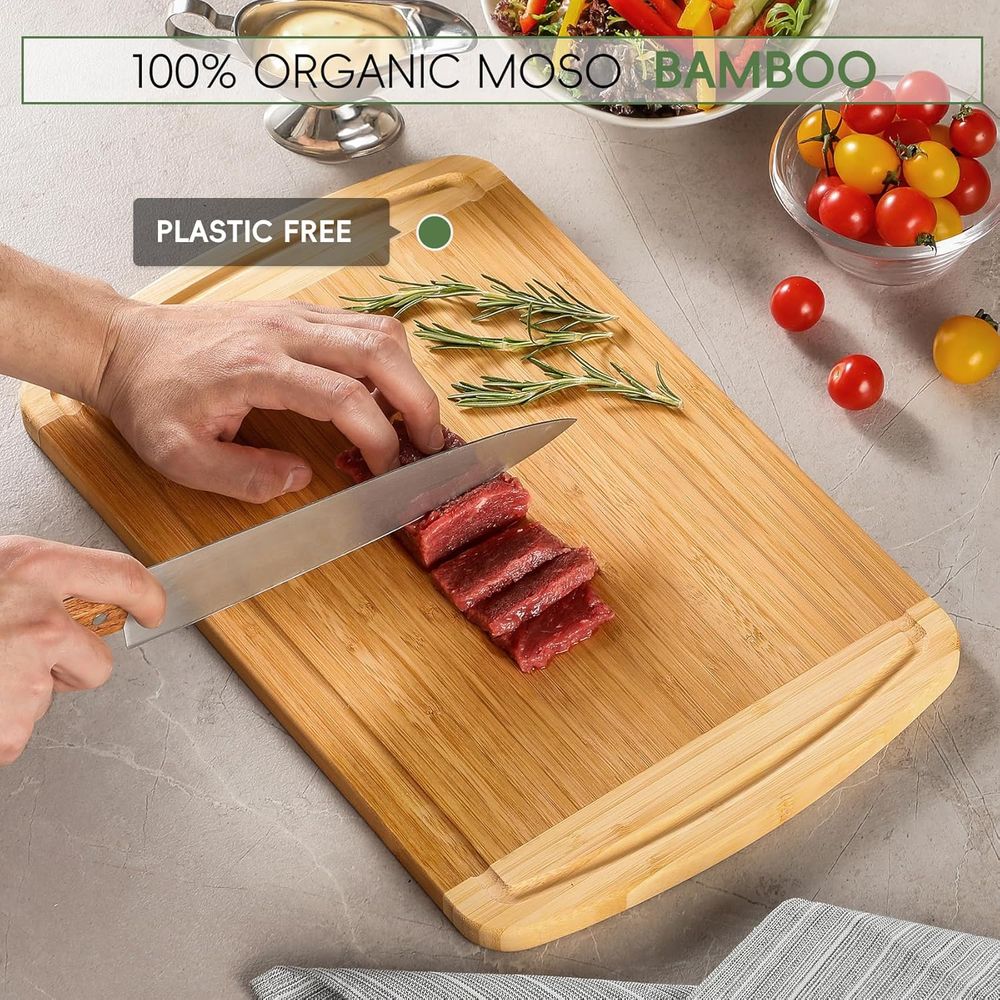 Organic Bamboo Cutting Board S - Meal Prep Juice 评论和价格