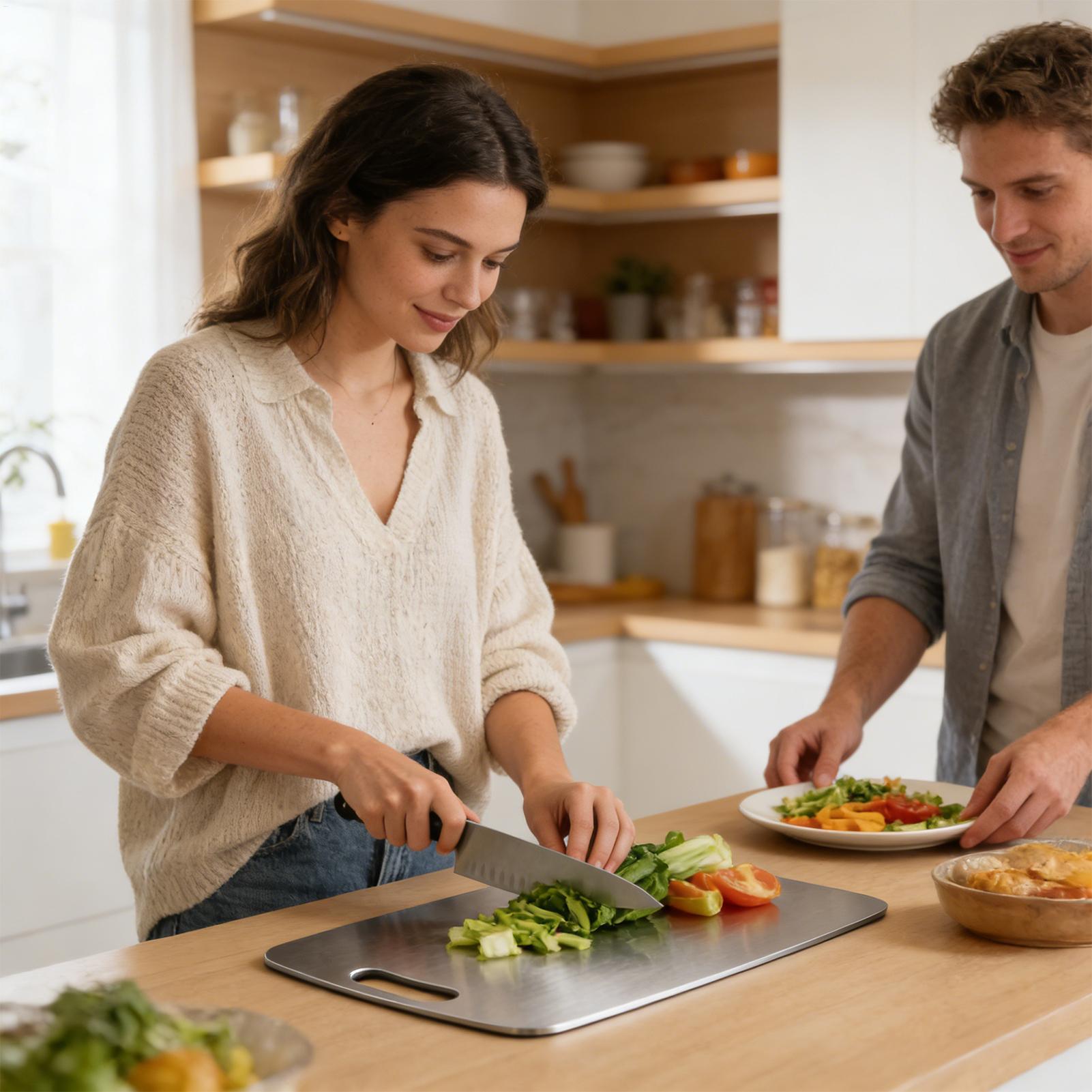 Stainless Steel Chopping Board - Meal Prep Chicken 评论和价格