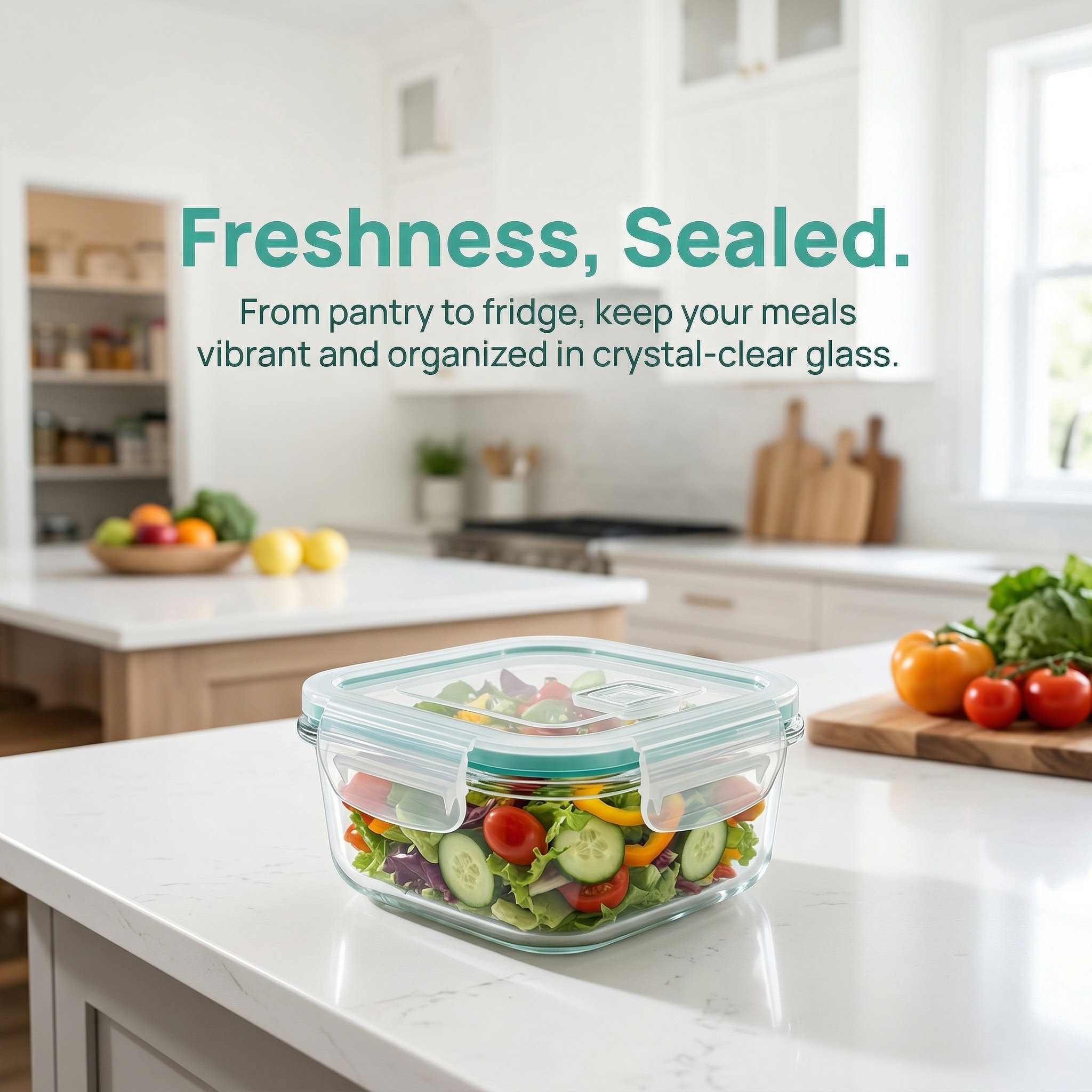 A set of 8 food storage contai - Glass Container Set 评论和价格