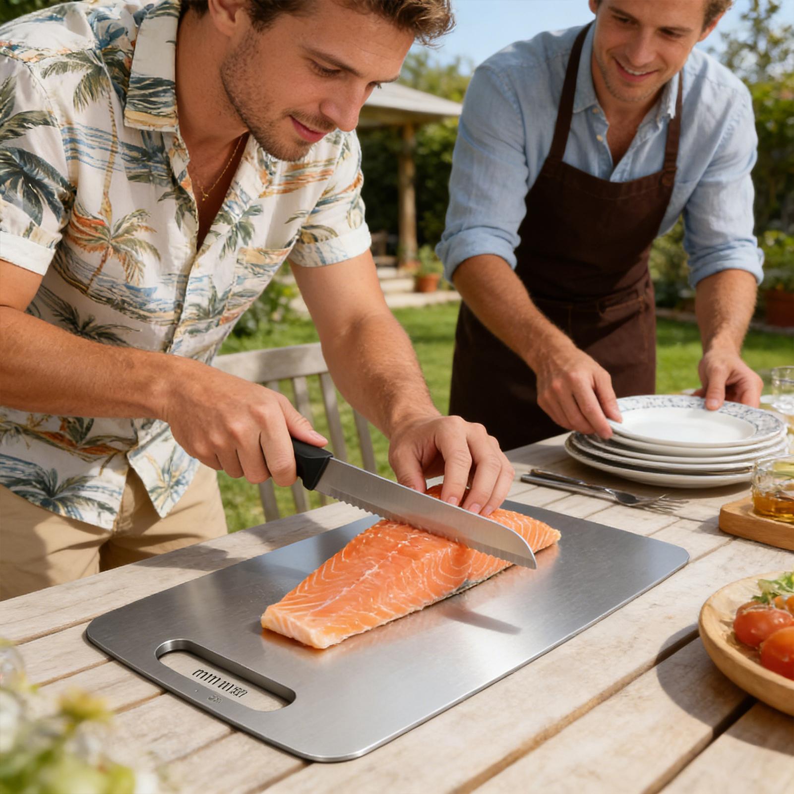 Stainless Steel Chopping Board - Meal Prep Chicken 评论和价格