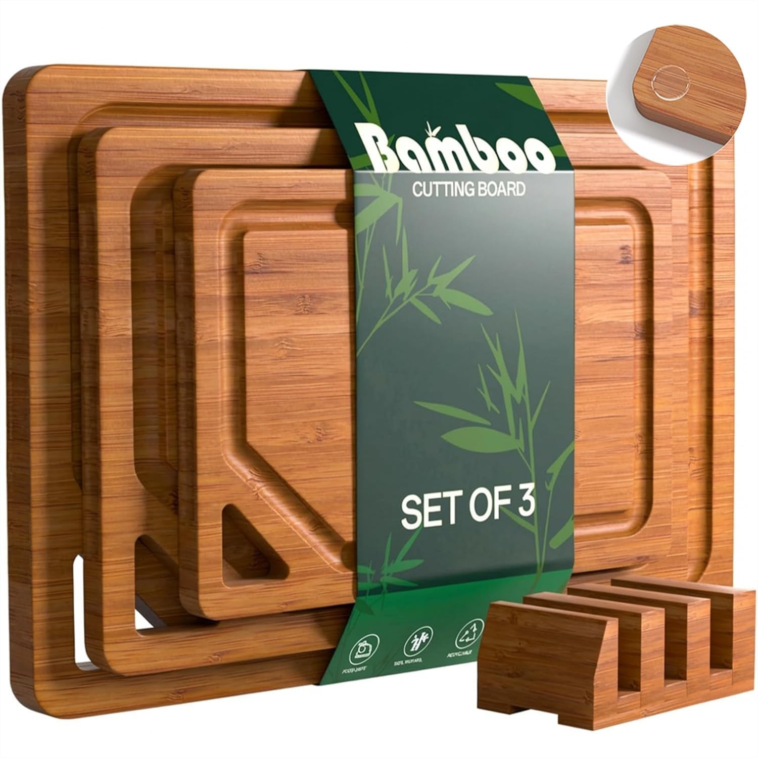 Bamboo Cutting Boards For Kitc - Meal Prep Juice 评论和价格