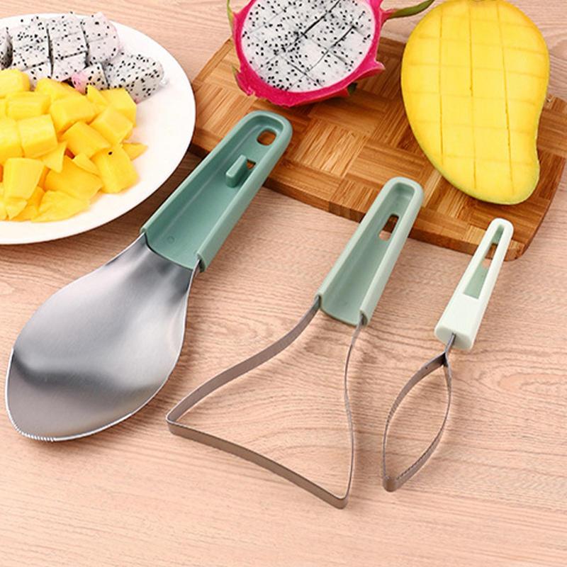 3in1 Mango Peeling Cutting Kni - Mango Splitter Tool 评论和价格