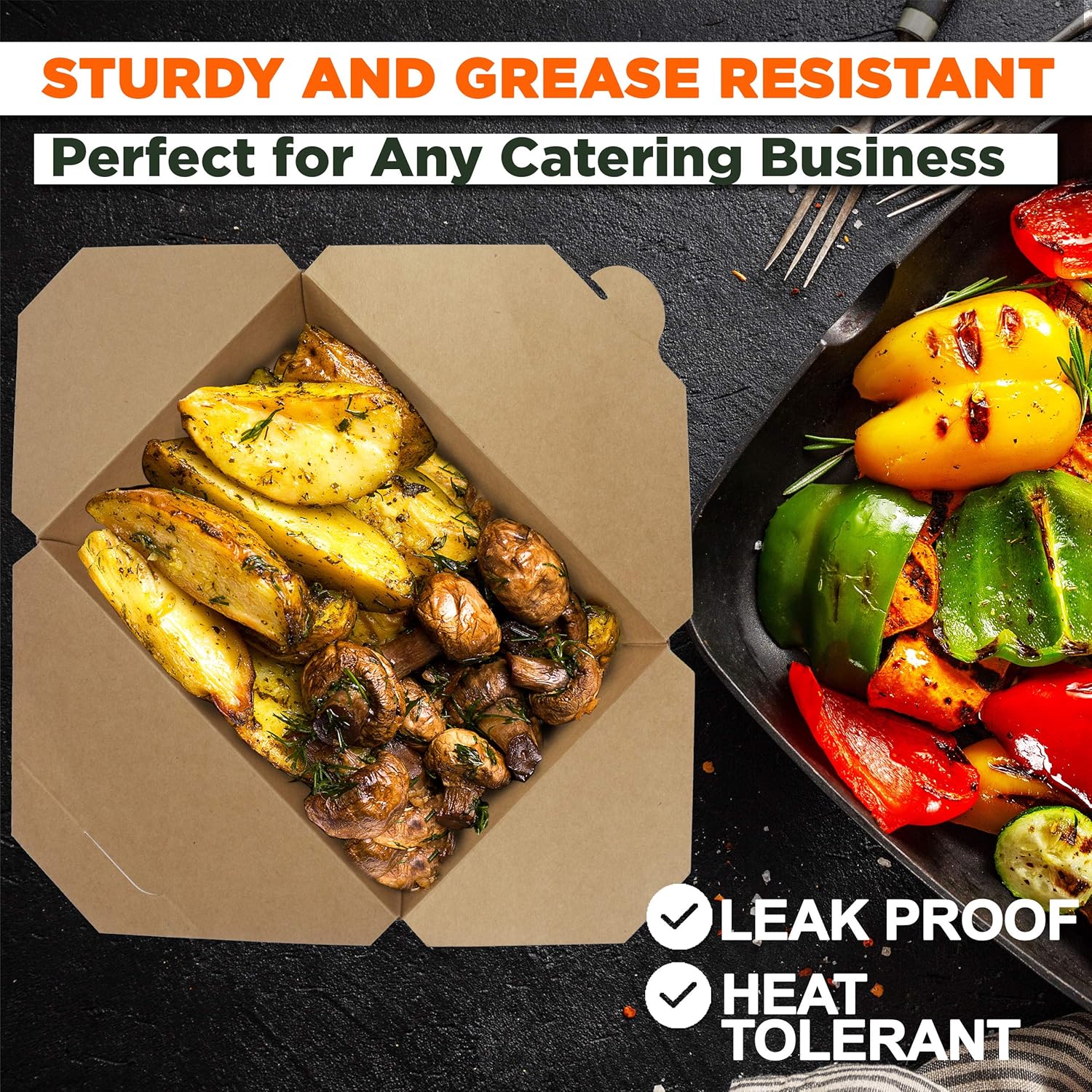 48 oz Paper Take Out Container - Meal Prep Restaurant 评论和价格