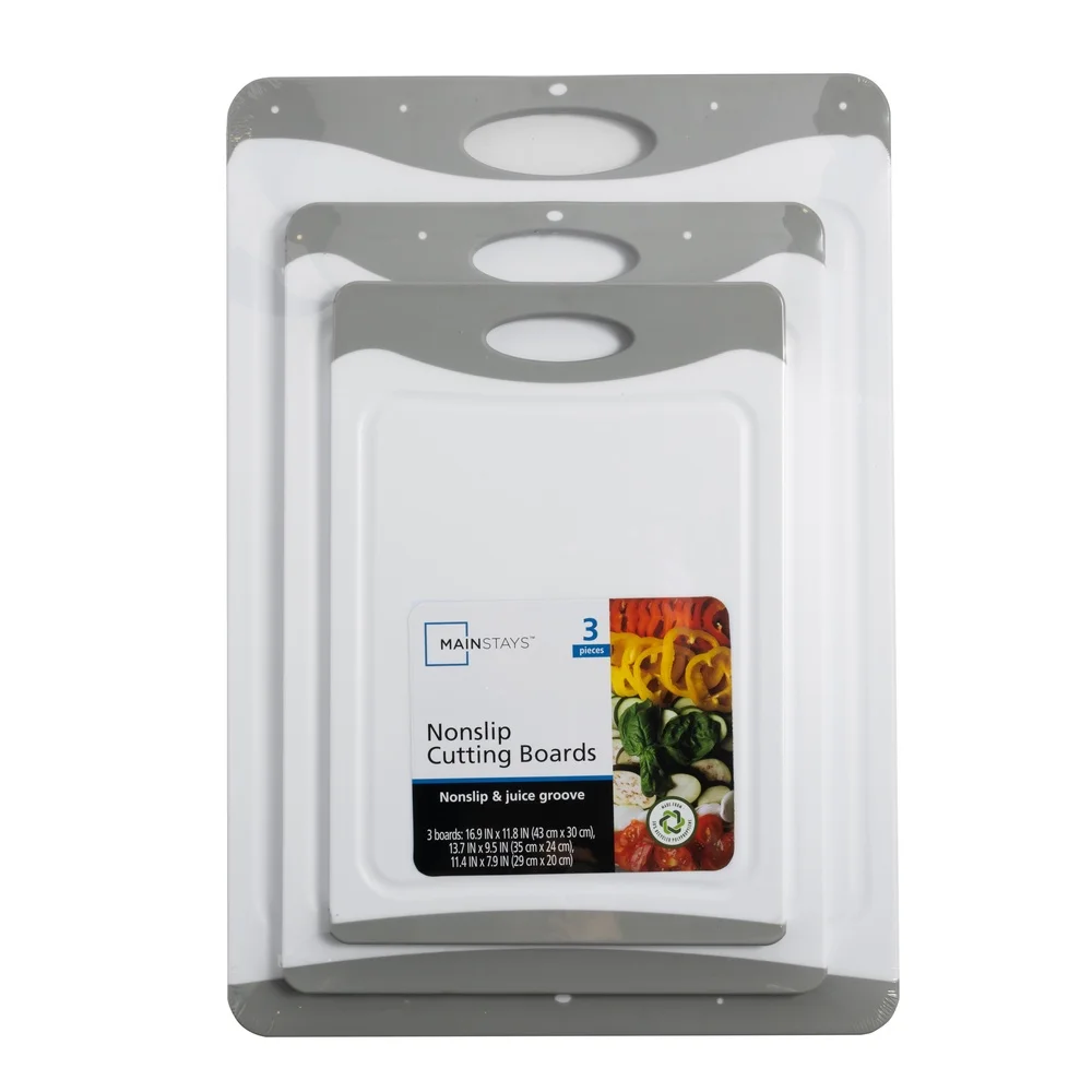 3-Piece Non-Slip Cutting Board - Meal Prep Juice 评论和价格