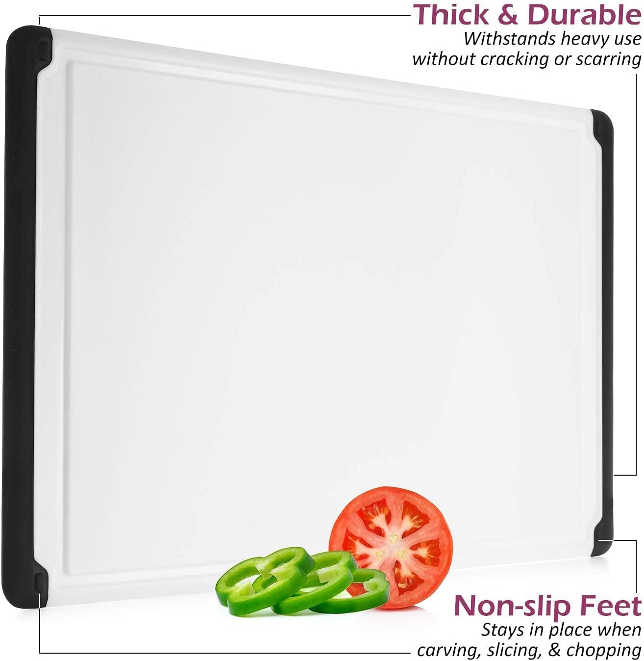 Extra Large Plastic Cutting Bo - Meal Prep Juice 评论和价格