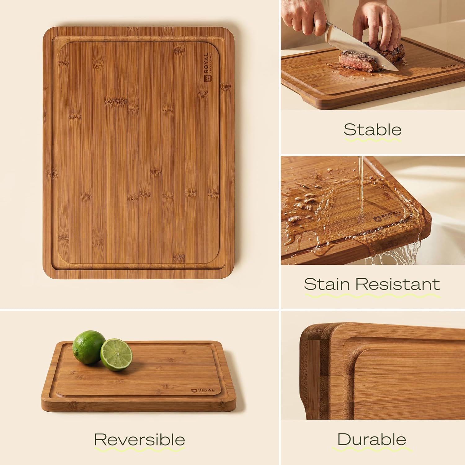 Wooden Cutting Boards for Kitc - Meal Prep Juice 评论和价格