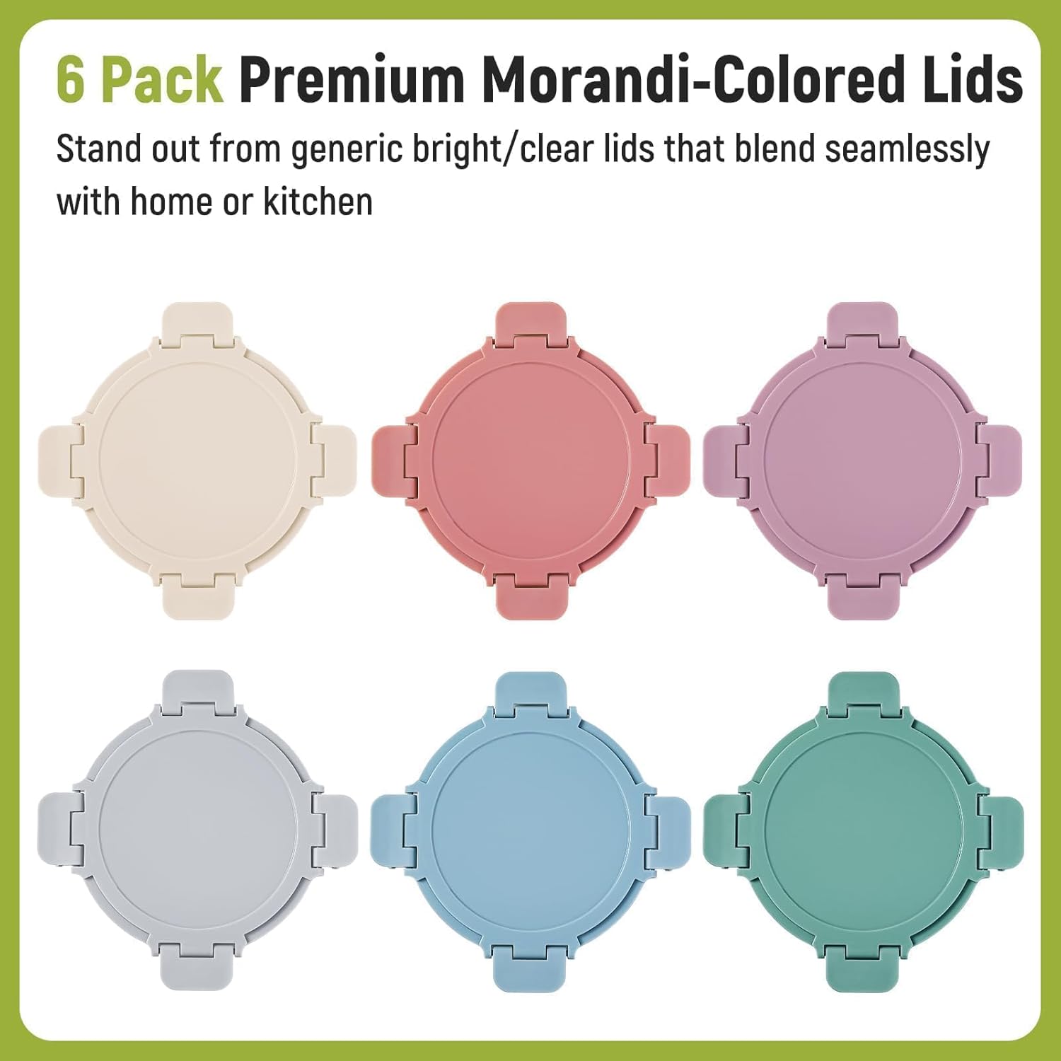 [UPGRADED LID] 6 Sets 3 Cup/24 - Glass Container Set 评论和价格