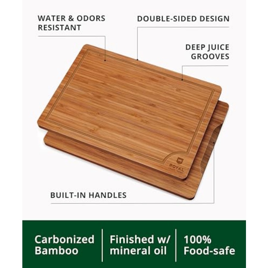 Wooden Cutting Boards for Kitc - Meal Prep Juice 评论和价格