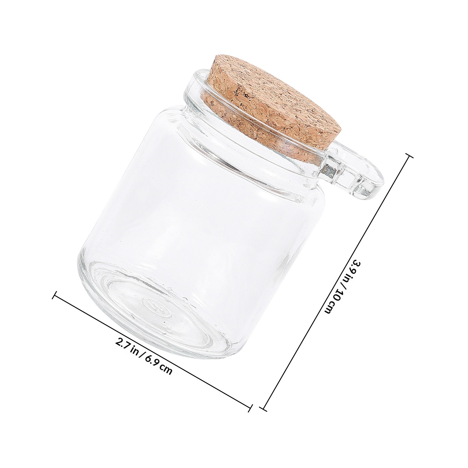 3Sets Seasoning Jar Set Thicke - Glass Container Set 评论和价格